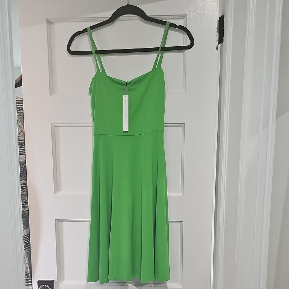 Susana Monaco Bright Green Midi Dress